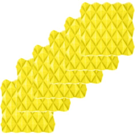 Mousses Isolation Phonique Sans Adhésif – Design Pyramide cm Panneaux Acoustiques Denses pour Correction Sonore Studio Salle de Jeu 12 30x30 (1/4)