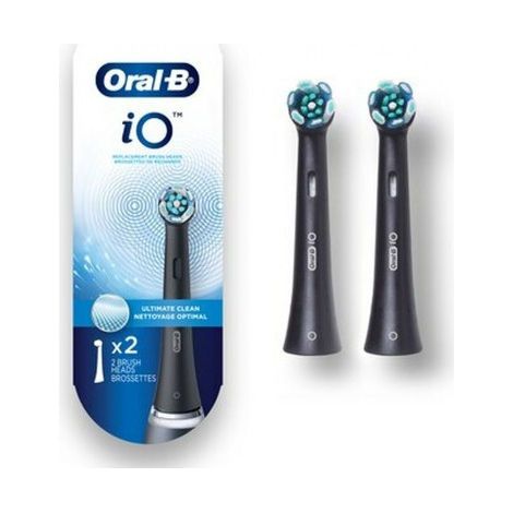 Oral-B iO Series Testine di Ricambio Ultimate Clean Setole CrissCross Confezione da 2 colore Bianco