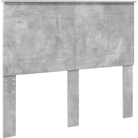 Cabecero Gris Concreto 100 cm Madera de ingeniería vidaXL