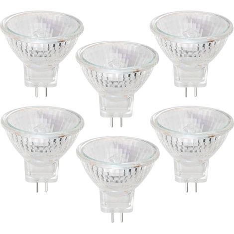 Lot de 6 Ampoule halogène GU4 12 V 35 W 36° Spot 44892WFL