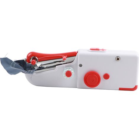 Machine à coudre portable légère rouge ABS et acier inoxydable électrique pour travaux manuels (1/5)