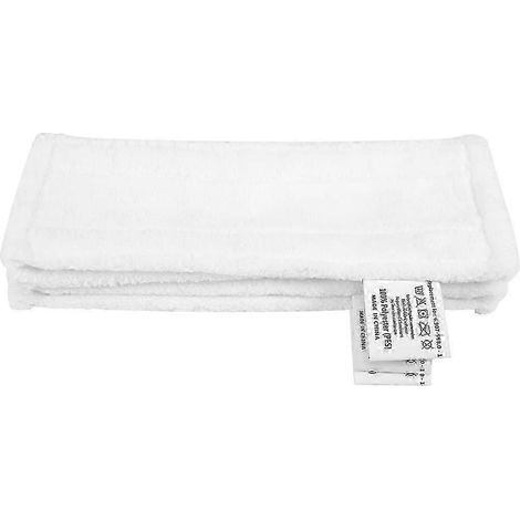 AURA Lot de 4 lingettes de nettoyage pour balai vapeur EasyFix SC2, SC3, SC4 et SC5 (1/5)
