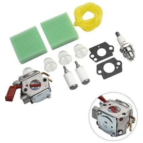 Kit complet de carburateur pour débroussailleuse Homelite B25C BC2500R D725CD D825SB F2020 F3040 F3050 avec kit pièces - (1/5)