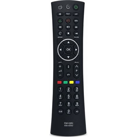 Télécommande de Remplacement Compatible avec Décodeur TV HUMAX RM-108U (1/5)