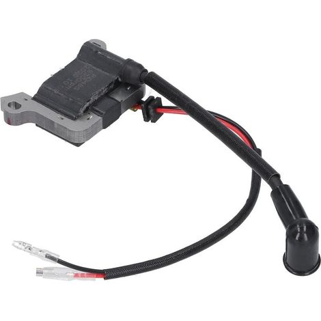 Bobine d'allumage pour débroussailleuse 63cc – Compatible moteur 48F – Alliage acier et ABS – Démarrage facile et durable - 1E48F (1/5)