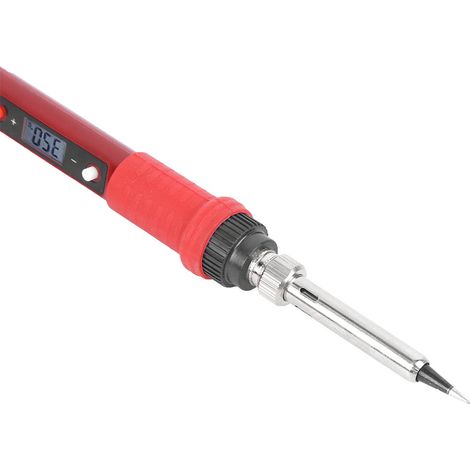 Fer à souder numérique, rouge, 110-240 mm, norme européenne. (1/5)