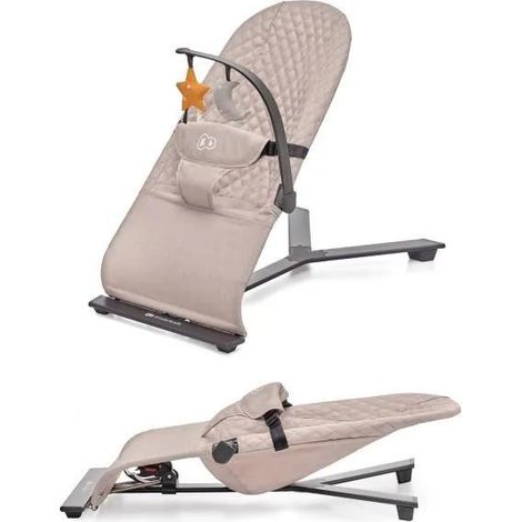 Kinderkraft Mimi hamaca bebé beige confortable y segura
