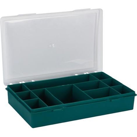 Tayg 061103 pieza pequeña y caja de herramientas Plástico Verde, Transparente (1/7)