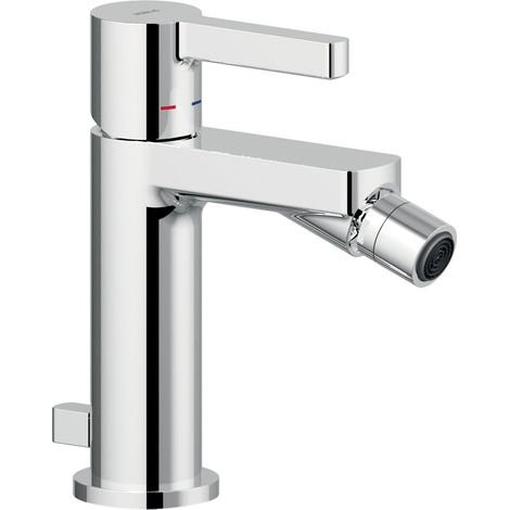 Nobili Lira Serie LR116119/1CR Bidetbatterie mit 1 1/4" Ablaufgarnitur  Verchromt - Messing