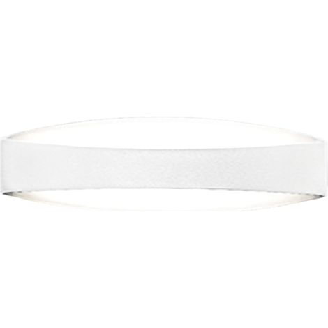 Bridge Lampada da parete LED moderna in alluminio bianco opaco 18W 3000K, design elegante per illuminazione d'interni, dimensioni 44x10x11 cm (1/2)