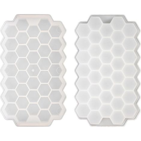 Silikon-Eisform – 12 Fächer – Auslaufsicherer Deckel – Stapelbar – Gefriergeeignet – 1 Stück (1/5)