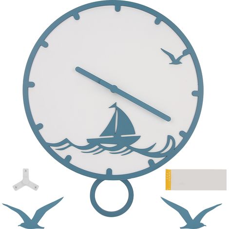 Horloge murale silencieuse design simple pour salon chambre bureau décoration maison (1/5)