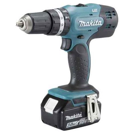 TRAPANO/AVVITATORE CON PERCUSSIONE A BATTERIA 'DHP453RFE' MAKITA 18V 3,0Ah - MAKITA
