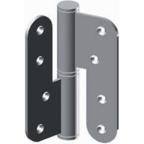 Cerniera monin left hinge acciaio inox 100x70 mm