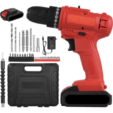 Tournevis d'alimentation à main de pouf de pouf de 3/8 pouces portable 21 V (1/5)