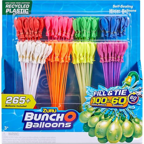 Ballons à eau auto-scellants à remplissage rapide, réutilisables et auto-scellants, en silicone, pour des jeux d'eau amusants en extérieur pour les enfants, parfaits pour le bain, la piscine et les fê (1/5)