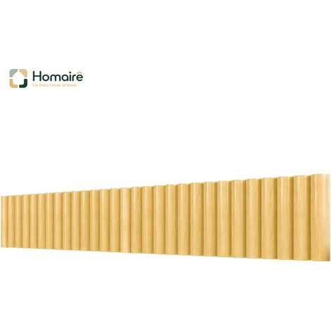HOMAIRE Gartenzaun en bois pour jardin, barrière pour animaux et plates-bandes