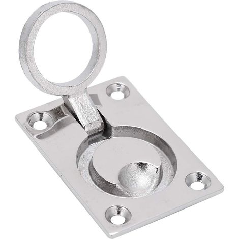 Anneau de Levage de Pont de Bateau Marin en Acier Inoxydable, Résistant à la Corrosion, Boucle D'anneau de Traction Durable pour Bateau/Yacht/Kayak Argent 48 38 (64 44) (1/5)