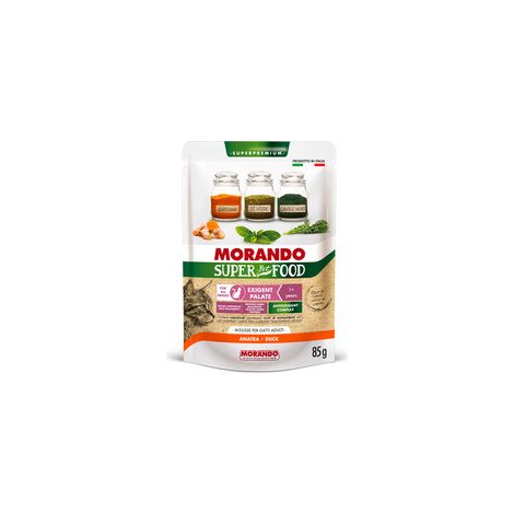 CIBO GATTO MORANDO S/FOOD EXIGENT 85 G ANATRA Q.TA 24