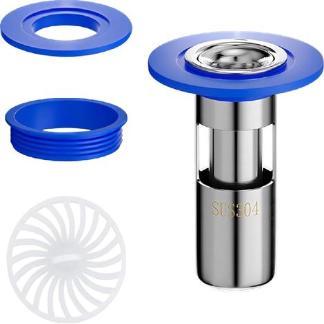 bonde de douche anti-odeurs clapet anti-retour pour lavabo 28 mm 1 (1/5)