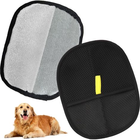 2 Pièces Gant Poils Animaux,Gant Ramasse-Poil Chat&Chien,Réutilisable&Maschinenwaschbar,Adapté aux Vêtements,Canapés et Sièges Auto(8.46 7.1in) (1/5)