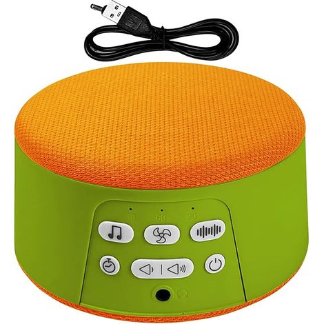 Machine à bruit blanc - Aide au sommeil portative, gadget électronique avec minuterie d'extinction automatique, rechargeable, pour adultes, bébés et enfants, méditation apaisante