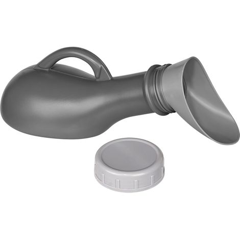 Unisex Portable Urinal with Female Funnel, Leakproof Urinal for Men, 1L Plastic Screw Lid for Men Women (1/5)