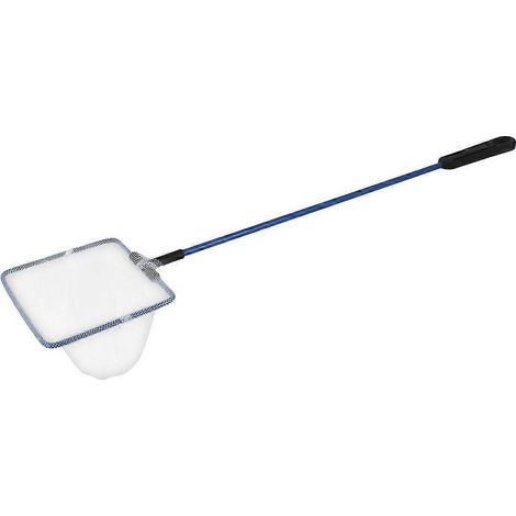 Épuisette à poissons rouges d'aquarium à cadre métallique (4 x 3 x 2,8 pouces) (1/2)