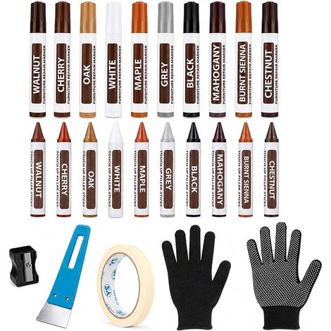 24 Pièces Stylo Retouche Bois et Stylo Retouche Carrelage (1/5)