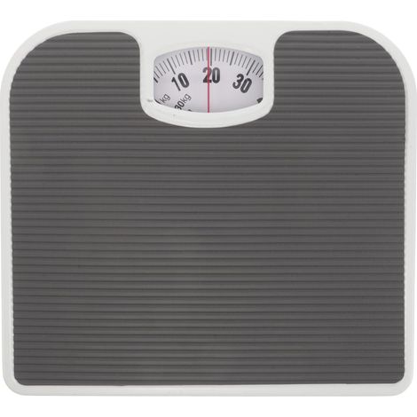 Balance Salle de Bains Balance Personnelle Portable Mètre Ruban de Corps Balance Mécanique Cadran pour Poids du Corps Balance de Voyage Balance de Haute Précision Gel de Silice Gris Clair (1/5)