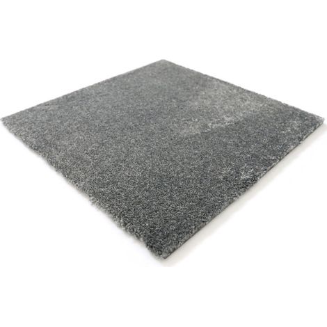 Décoweb – Dalle moquette velours 50 x 50 cm – Paquet de 12 dalles – Surface 5 m² – Isolation phonique – 100% polypropylène (1/5)