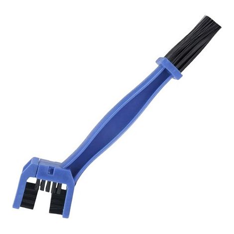 Brosse de nettoyage de chaîne Biketec 25,6 cm x 6 cm x 3,2 cm Bleue