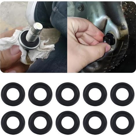 Jeu de 10 joints de bouchon de vidange d'huile, remplaçant la pièce d'origine numéro 12616850. Les joints de bouchon de vidange d'huile M12 conviennent aux modèles Buick, Cadillac, Chevrolet et autres