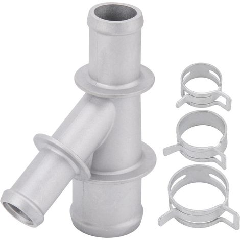 Raccord de tuyau de refroidissement en Y en alliage d'aluminium 47157, compatible avec Chevrolet et Cadillac 15834773 (1/4)