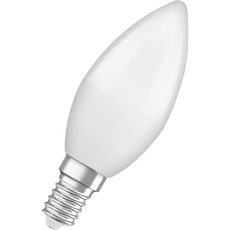 Osram Bombilla LED E14 5.7W luz blanco cálido 2700K (1/4)