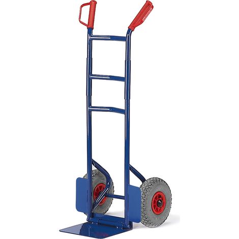 Rollcart Klapp-Stapelkarre aus Stahlrohr 300mm Schaufelbreite Luft