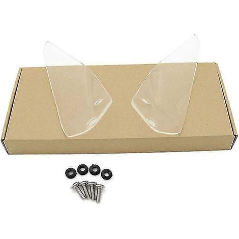 Pare-brise avant transparent HD pour moto, scooter électrique et scooter, style anti-rayures - Transparent (1/5)