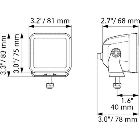 Projecteur longue portée Hella 1FA 358 176-821
