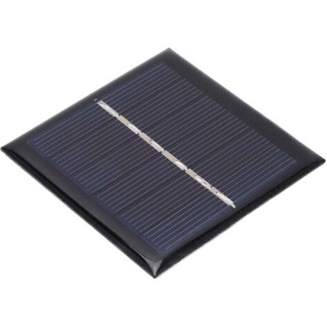 Panneau solaire en polysilicium portable 0.6W 3V niveau A module de carte de charge solaire pour l'éclairage solaire de jardin (1/4)
