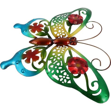 Pendentif chic en forme de papillon (1 pièce), décoration murale lumineuse, ornement délicat pour le jardin (1/5)