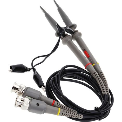 Sonde d'oscilloscope P6040 40 MHz lot de 10 avec 1 accessoire, kit de sondes oscilloscope professionnelles