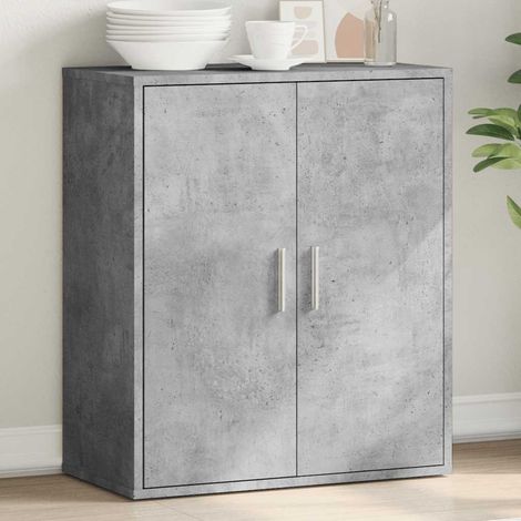 vidaXL Sideboard Concrete Grey 79x38x80 cm Engineered Wood (1/5)