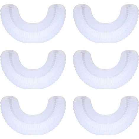 têtes de brosse de rechange, têtes de brosse de rechange en forme de U pour brosses à dents électriques, têtes de brosse de rechange en silicone pour brosses à dents automatiques, accessoires pour bro (1/5)