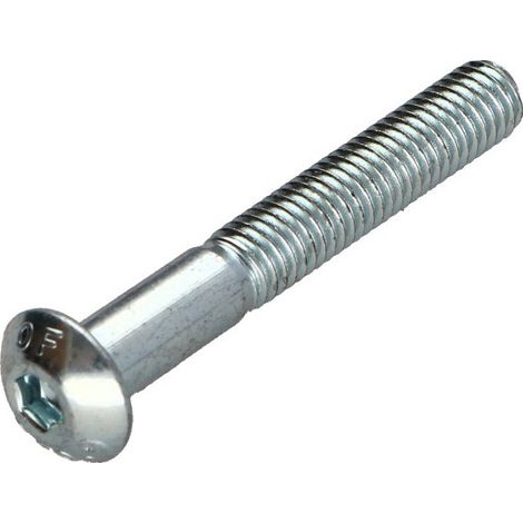 Vis métaux BHC (Tête Bombée Hexagonal creux) M8X50 Filetage partiel Classe 10.9 Clé de 5 HC5 Acier zingué-10 pièces