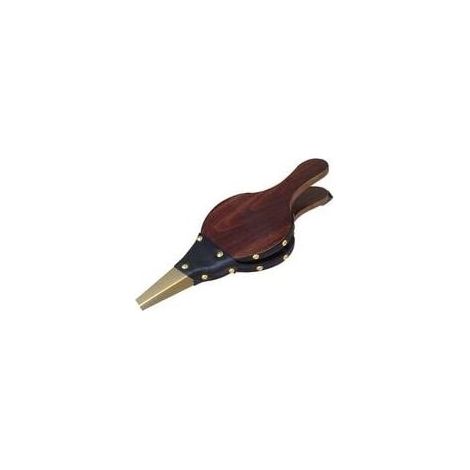 Soufflet pour Cheminée, Souffleur Feu de Bois, Soufflets de Cheminée, Soufflet de Feu en Bois, avec Sangle, pour Barbecue , Cheminée, Poêle à Bois, Barbecue, Dehors (1/5)