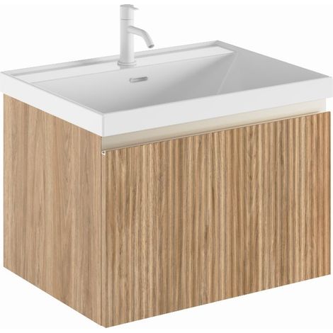 ROYO VORA Mueble 1C+Lavabo Cairo Hickory Nature - Medida: 60 cm - ref: C0078429 (1/2)