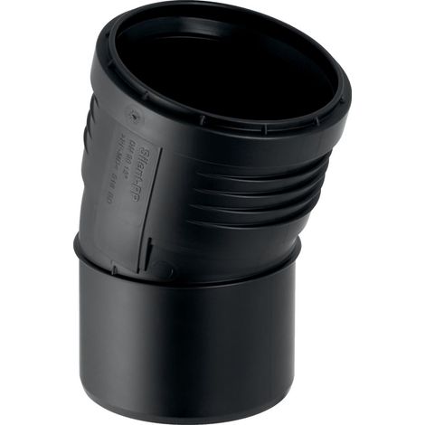 Geberit Silent-PP curva, DN 125, dø 125 mm, 390.620.14.1 (1/2)
