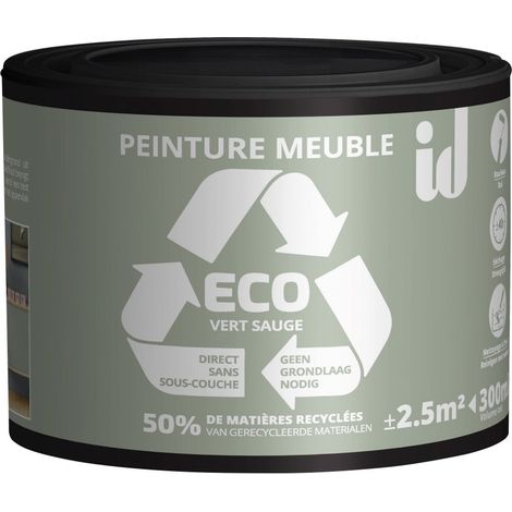 Peinture ECO pour boiseries et meubles - vert sauge 300ml - ID PARIS (1/3)