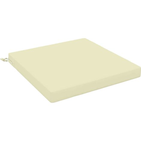 Cuscino per Sedia in Unico Pezzo SOEST 100% Poliestere Crema vidaXL