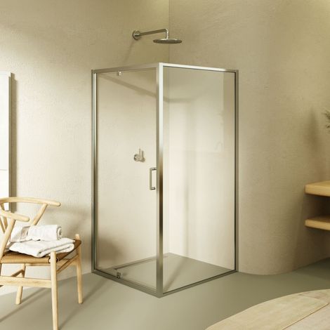 i-flair Eck Duschkabine aus durchsichtigem 6 mm Sicherheitsglas - DK552 80x100x190 cm (1/5)